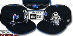 Australia MOONMAN Black Fitted Hat by New Era