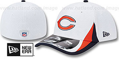 Bears 2013 NFL TRAINING FLEX White Hat by New Era