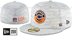 Bears 2020 ONFIELD STADIUM Heather Grey Fitted Hat by New Era