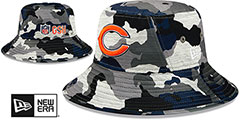 Bears 2022 CAMO NFL TRAINING CAMP BUCKET Hat by New Era