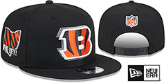 Bengals 2024 NFL DRAFT SNAPBACK Black Hat by New Era