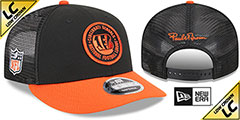 Bengals LP TRUCKER SIDELINE SNAPBACK Black-Orange Hat by New Era