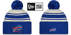 Bills 2022 NFL SIDELINE Knit Beanie Hat by New Era