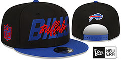 Bills 2022 NFL DRAFT SNAPBACK Black-Royal Hat by New Era