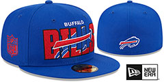 Bills 2023 NFL DRAFT Royal Fitted Hat by New Era