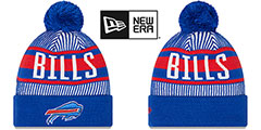 Bills STRIPED Knit Beanie Hat by New Era