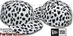 Blank DALMATION PIMPIN-FUR White Fitted Hat by New Era