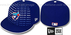 Blue Jays COOP FONT-FADEOUT Royal Fitted Hat by New Era