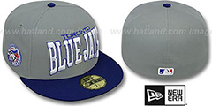 Blue Jays COOP PRO-ARCH Grey-Royal Fitted Hat by New Era