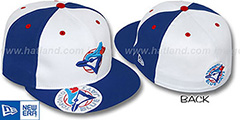 Blue Jays COOPERSTOWN ORLANTIC White-Royal Fitted Hat by New Era