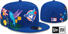 Blue Jays COOPERSTOWN SIDE-BLOOM Royal Fitted Hat by New Era