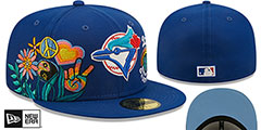 Blue Jays GROOVY Royal Fitted Hat by New Era