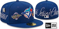 Blue Jays HISTORIC CHAMPIONS Royal Fitted Hat by New Era