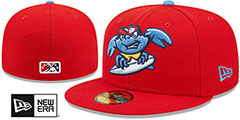 BlueClaws MILB ONFIELD HOME Red Fitted Hat by New Era