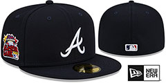 Braves 2000 ALL STAR GAME SIDE-PATCH UP Fitted Hat by New Era