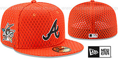 Braves 2017 MLB HOME RUN DERBY Orange Fitted Hat by New Era