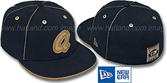 Braves COOP NAVY DaBu Fitted Hat by New Era