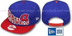 Braves COOP STOKED SNAPBACK Royal-Red Hat by New Era