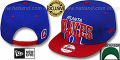 Braves COOP SUPER-LOGO ARCH SNAPBACK Royal-Red Hat by New Era