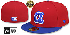 Braves COOPERPACK Red-Royal Fitted Hat by New Era