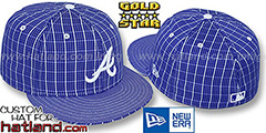 Braves HOLLYWOOD SQUARES  Fitted Hat by New Era