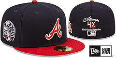 Braves LETTERMAN SIDE-PATCH Fitted Hat by New Era