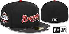 Braves METALLIC CAMO Fitted Hat by New Era