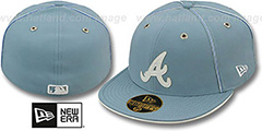 Braves SKY BLUE DaBu Fitted Hat by New Era