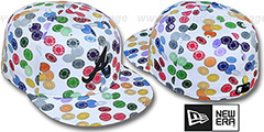 Braves TOKENS White-Multi Fitted Hat by New Era