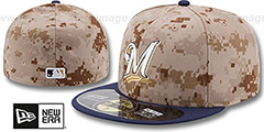 Brewers 2014 STARS N STRIPES Fitted Hat by New Era