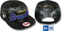 Brewers COOP REDUX SNAPBACK Black Hat by New Era