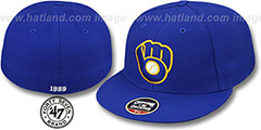 Brewers 1989 COOPERSTOWN  Fitted Hat by Twins 47 Brand