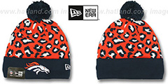 Broncos  WINTER-JUNGLE Knit Beanie Hat by New Era