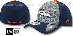 Broncos 2014 NFL ALT DRAFT FLEX Navy Hat by New Era