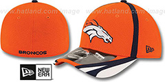 Broncos 2014 NFL TRAINING FLEX Orange Hat by New Era