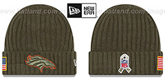 Broncos 2017 SALUTE-TO-SERVICE Knit Beanie Hat by New Era