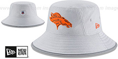 Broncos 2018 NFL TRAINING BUCKET Grey Hat by New Era