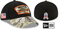 Broncos 2021 SALUTE-TO-SERVICE FLEX Black-Desert Hat by New Era