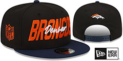 Broncos 2022 NFL DRAFT SNAPBACK Black-Navy Hat by New Era