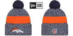 Broncos 2023 SIDELINE Knit Beanie Hat by New Era