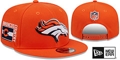 Broncos 2024 NFL DRAFT SNAPBACK Orange Hat by New Era