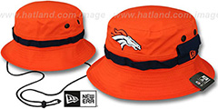 Broncos ADVENTURE Orange Bucket Hat by New Era