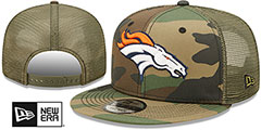 Broncos ARMY CAMO TRUCKER Hat by New Era