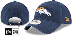 Broncos CORE-CLASSIC STRAPBACK Navy Hat by New Era