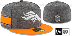 Broncos HOME ONFIELD STADIUM Charcoal-Orange Fitted Hat by New Era