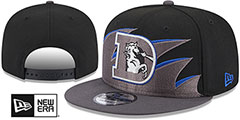 Broncos NFL THROWBACK TIDAL WAVE SNAPBACK Black-Charcoal Hat by New Era