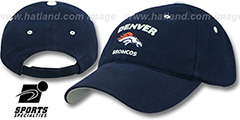 Broncos STAMP Strapback Navy Hat by SPL28