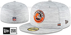 Browns 2020 ONFIELD STADIUM Heather Grey Fitted Hat by New Era