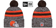 Browns 2023 SIDELINE Knit Beanie Hat by New Era