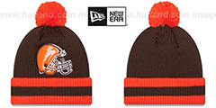 Browns CHILLER FILLER BEANIE Brown-Orange by New Era